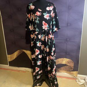 Floral Short Jumper Overlay